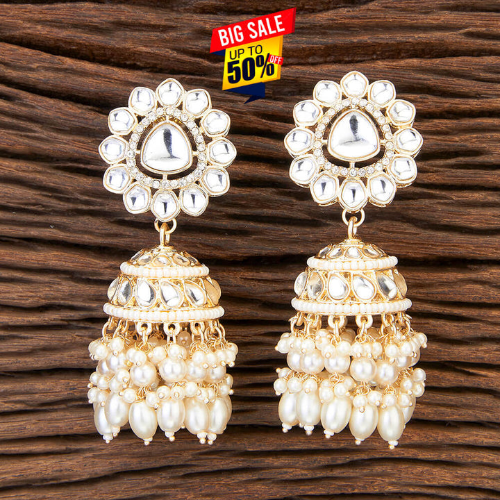 Indo Western Jhumki With Gold Plating 109685