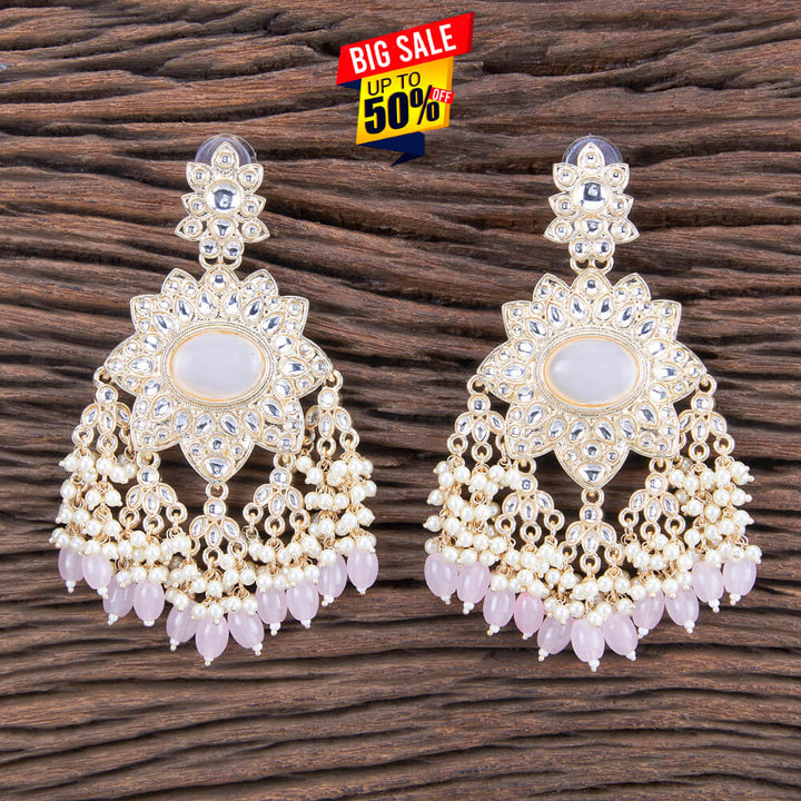 Indo Western Beads Earring With Gold Plating 109799