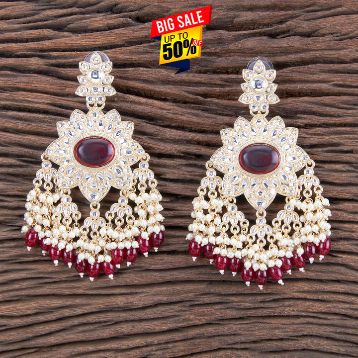 Indo Western Beads Earring With Gold Plating 109799