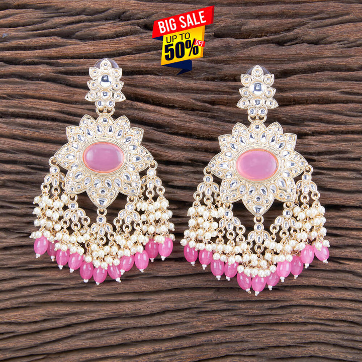 Indo Western Beads Earring With Gold Plating 109799