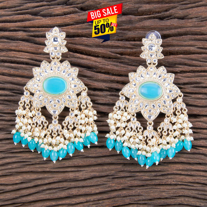 Indo Western Beads Earring With Gold Plating 109799