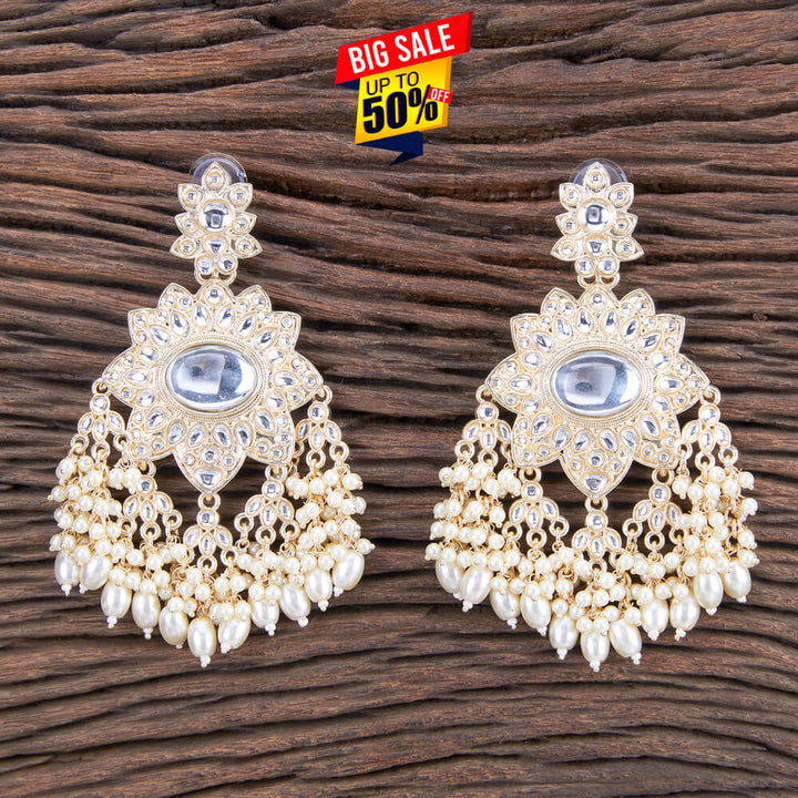 Indo Western Beads Earring With Gold Plating 109799