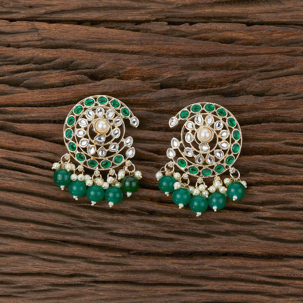 Indo Western Beads Earring With Gold Plating 110023