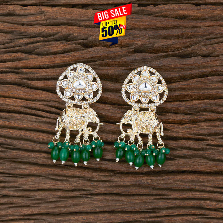 Indo Western Trendy Earring With Gold Plating 110034