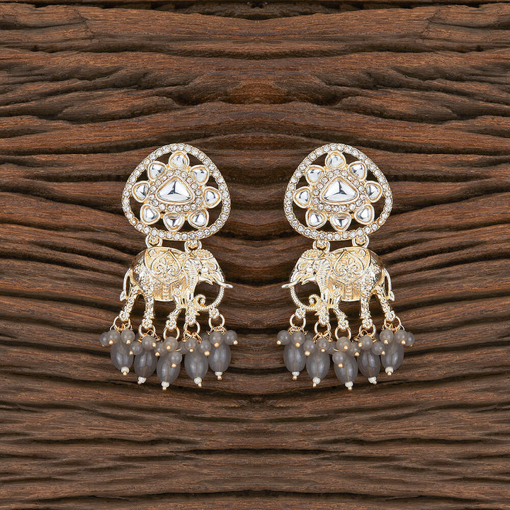 Indo Western Trendy Earring With Gold Plating 110034