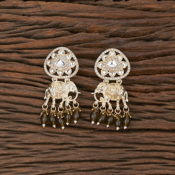 Indo Western Trendy Earring With Gold Plating 110034