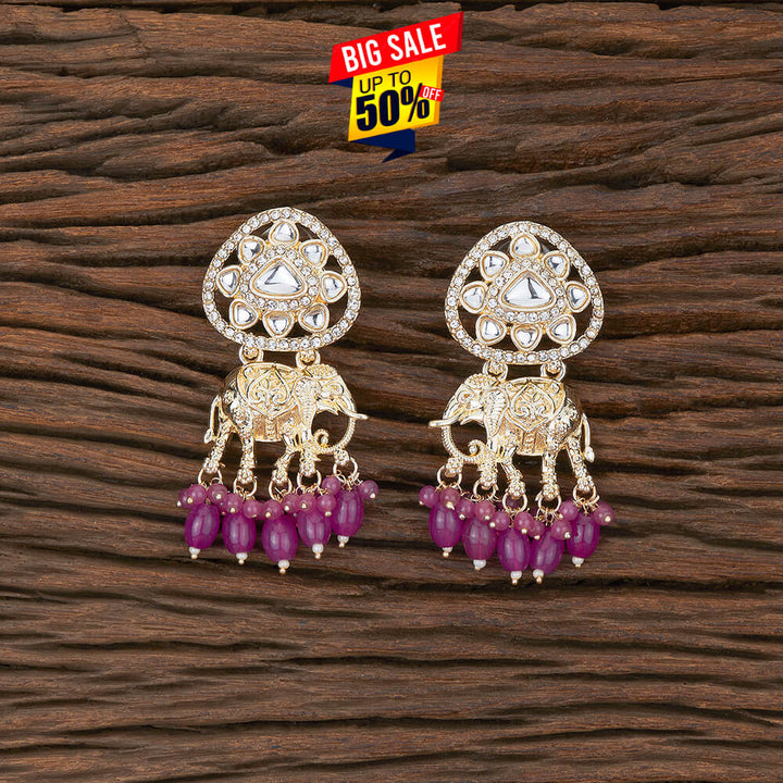 Indo Western Trendy Earring With Gold Plating 110034