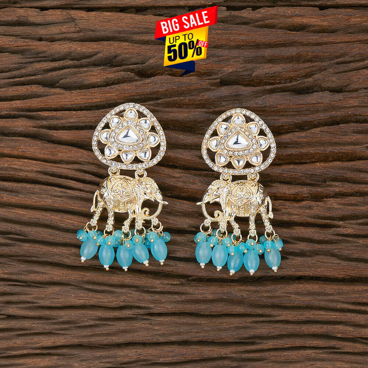 Indo Western Trendy Earring With Gold Plating 110034