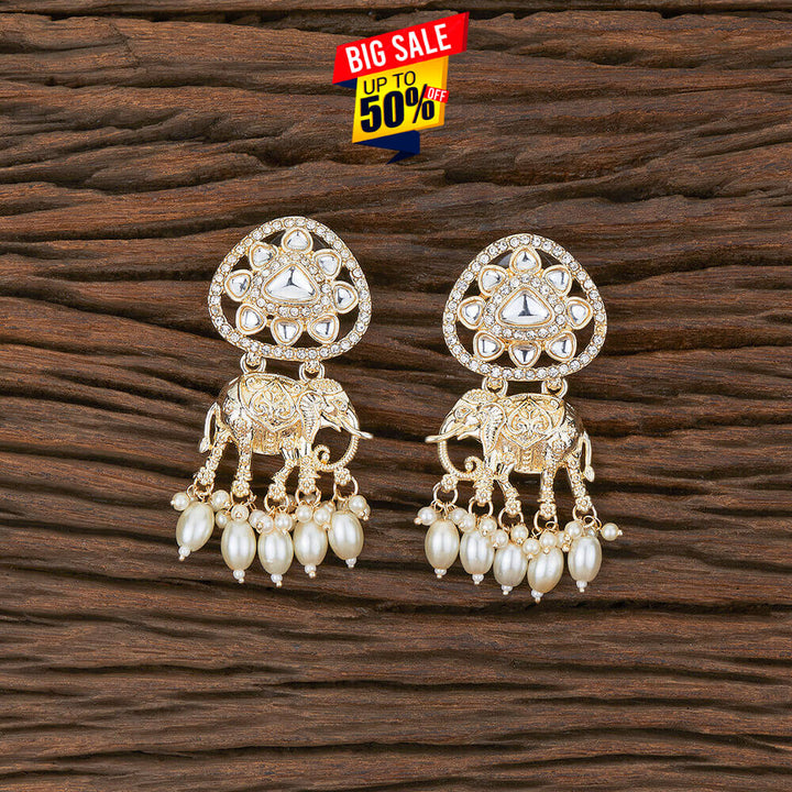 Indo Western Trendy Earring With Gold Plating 110034