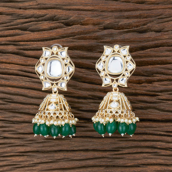 Indo Western Beads Earring With Gold Plating 110052