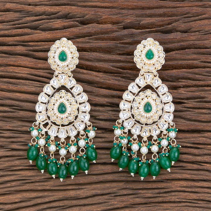 Indo Western Moti Earring With Gold Plating 110163