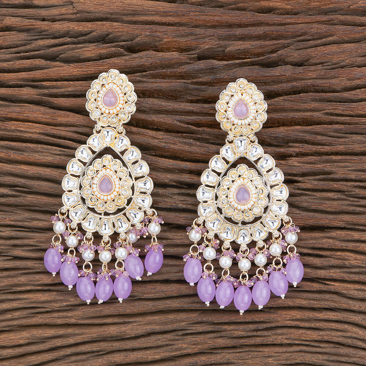 Indo Western Moti Earring With Gold Plating 110163