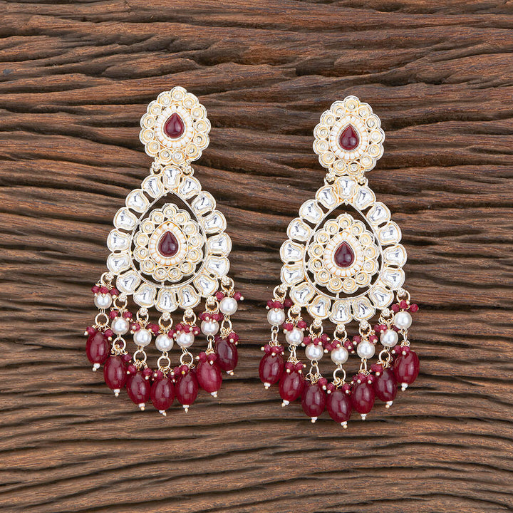 Indo Western Moti Earring With Gold Plating 110163