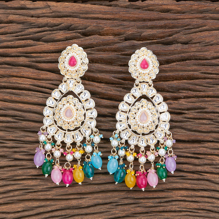 Indo Western Moti Earring With Gold Plating 110163