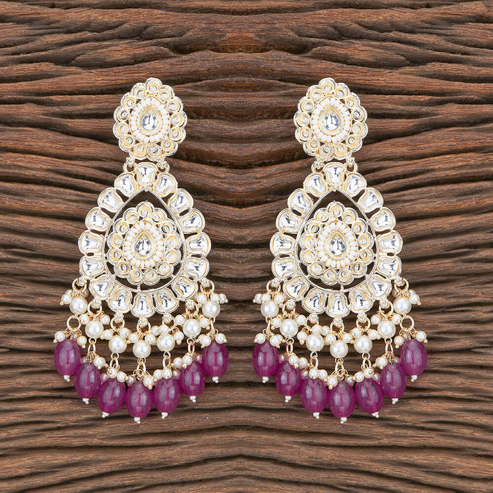 Indo Western Moti Earring With Gold Plating 110163