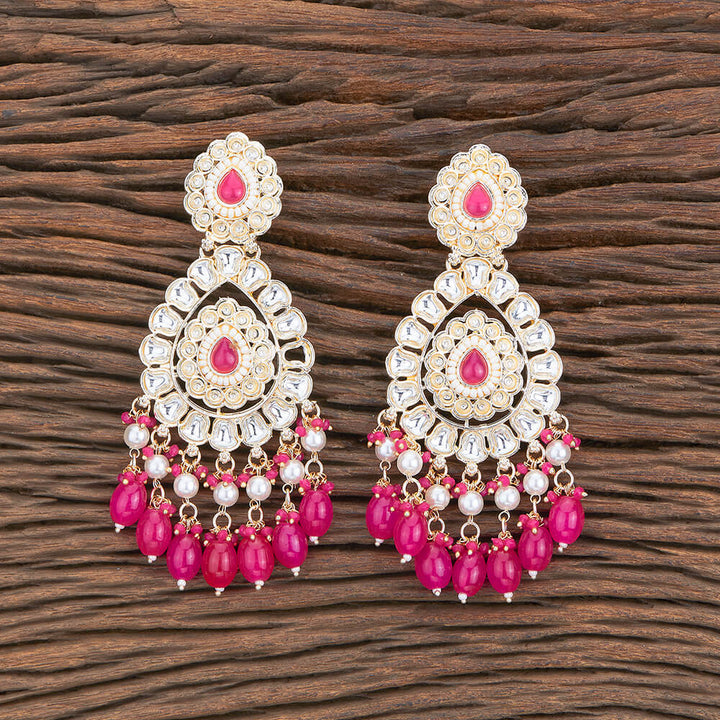 Indo Western Moti Earring With Gold Plating 110163