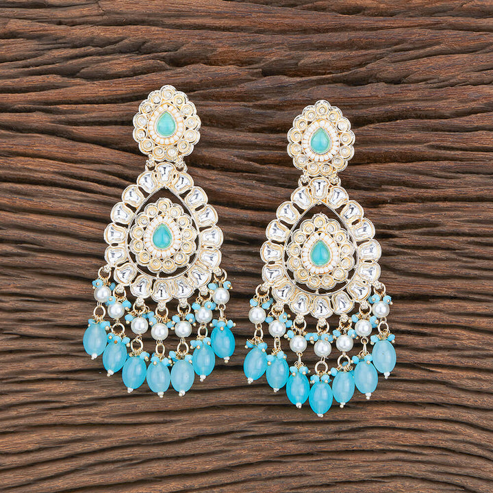 Indo Western Moti Earring With Gold Plating 110163