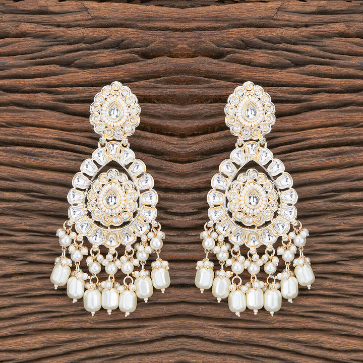 Indo Western Moti Earring With Gold Plating 110163