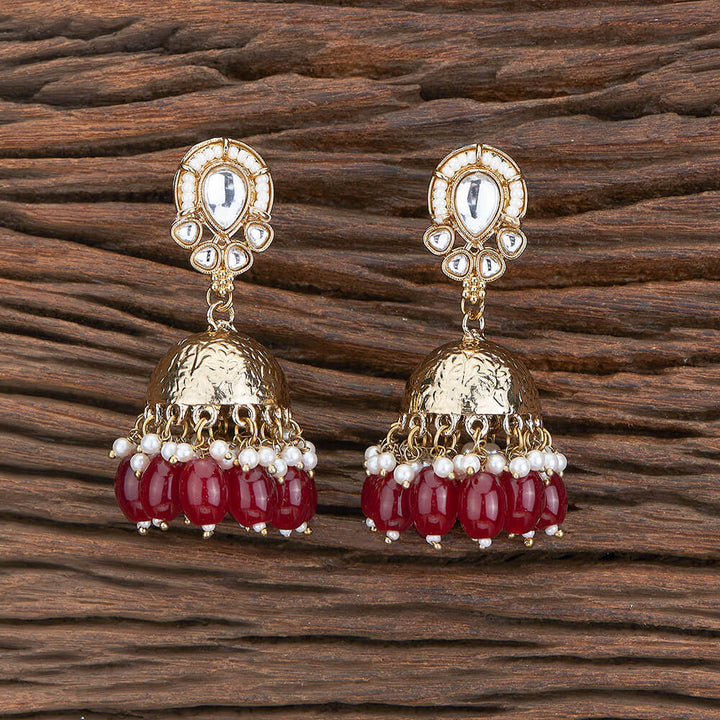 Indo Western Jhumki With Mehndi Plating 110192