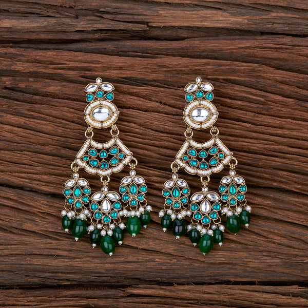 Indo Western Beads Earring With Gold Plating 110204