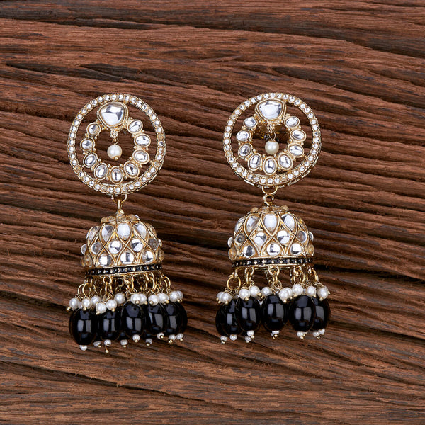 Indo Western Jhumki With Mehndi Plating 110207