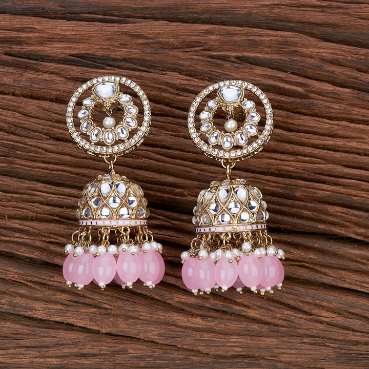 Indo Western Jhumki With Mehndi Plating 110207