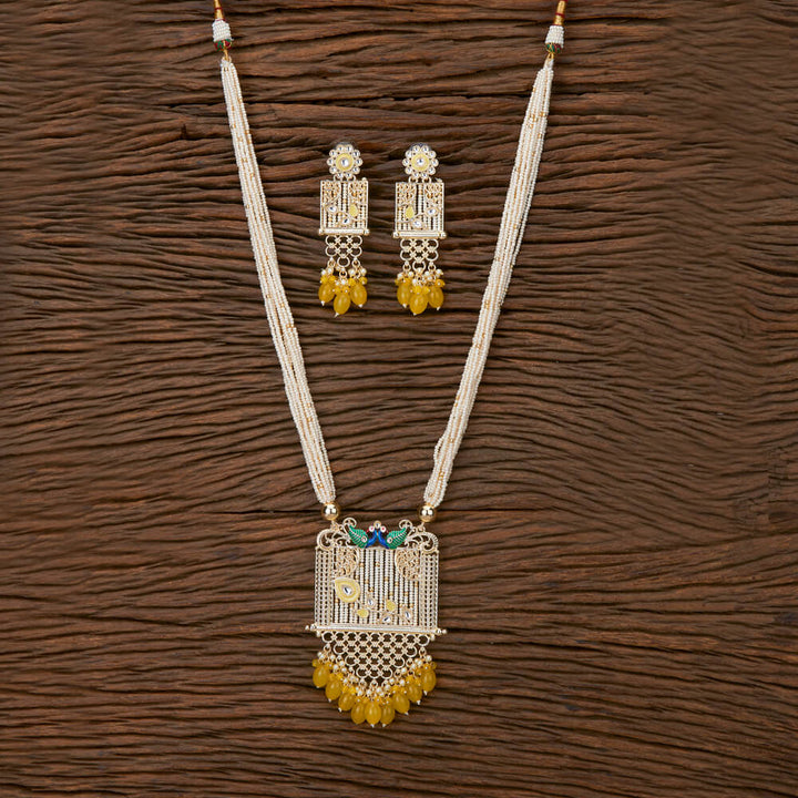 Indo Western Meenakari Necklace With Gold Plating 110235