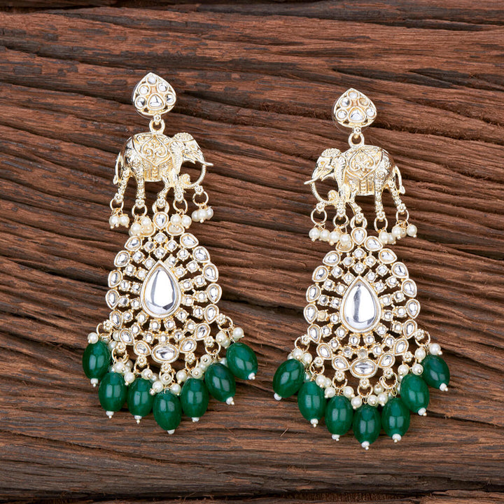 Indo Western Trendy Earring With Gold Plating 110236