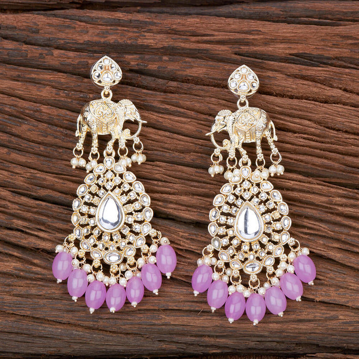 Indo Western Trendy Earring With Gold Plating 110236