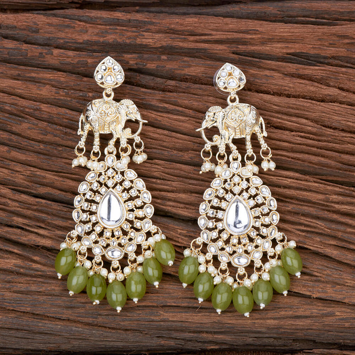 Indo Western Trendy Earring With Gold Plating 110236