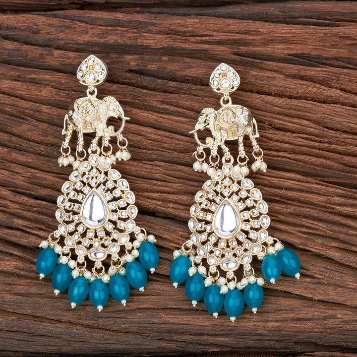 Indo Western Trendy Earring With Gold Plating 110236