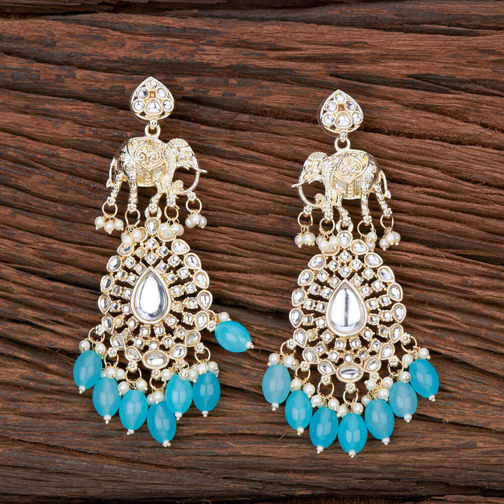 Indo Western Trendy Earring With Gold Plating 110236