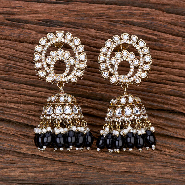 Indo Western Jhumki With Mehndi Plating 110241