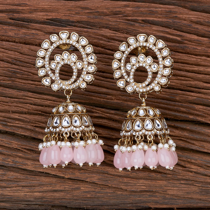 Indo Western Jhumki With Mehndi Plating 110241