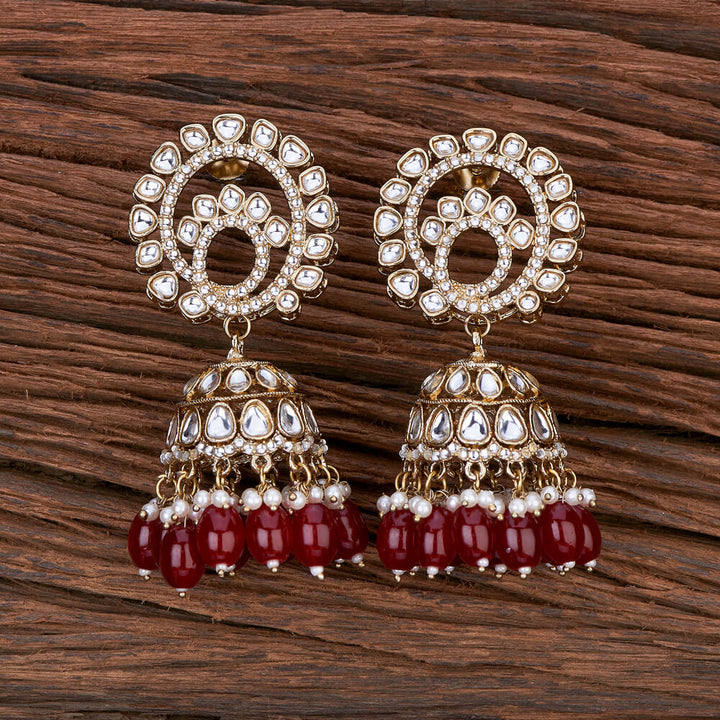 Indo Western Jhumki With Mehndi Plating 110241