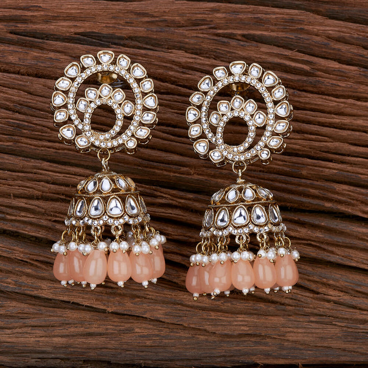 Indo Western Jhumki With Mehndi Plating 110241