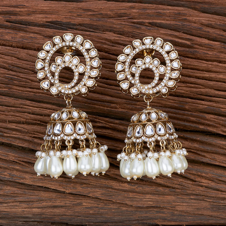 Indo Western Jhumki With Mehndi Plating 110241