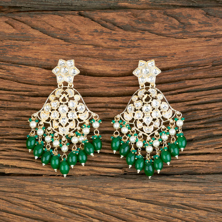 Indo Western Classic Earring With Gold Plating 110278