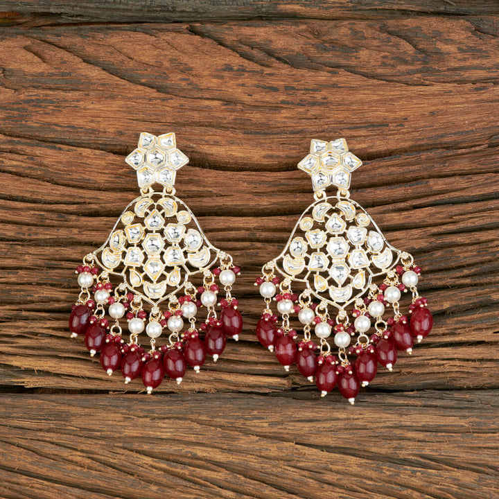 Indo Western Classic Earring With Gold Plating 110278