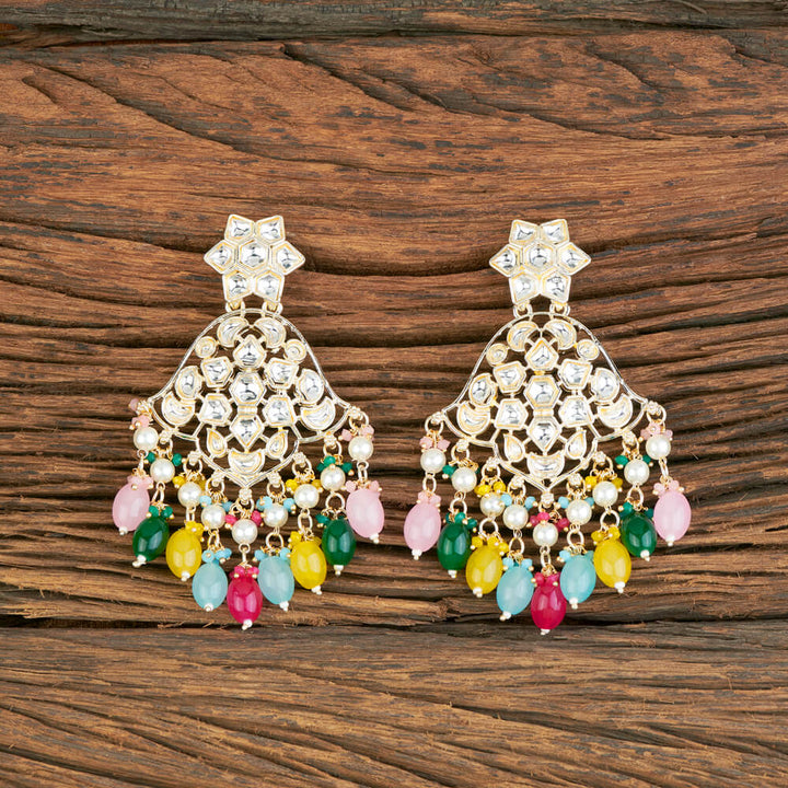 Indo Western Classic Earring With Gold Plating 110278