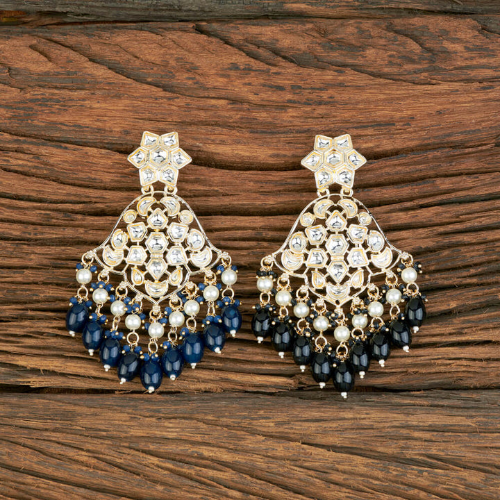 Indo Western Classic Earring With Gold Plating 110278