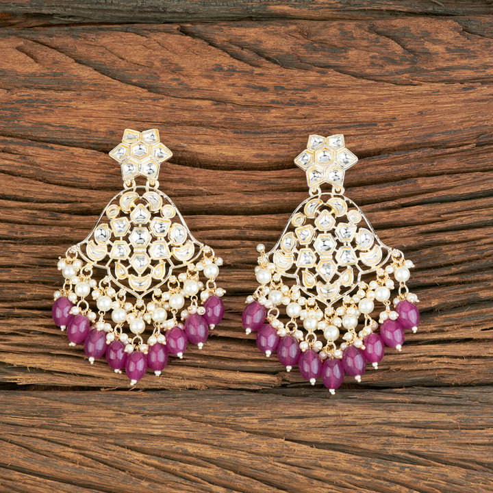 Indo Western Classic Earring With Gold Plating 110278