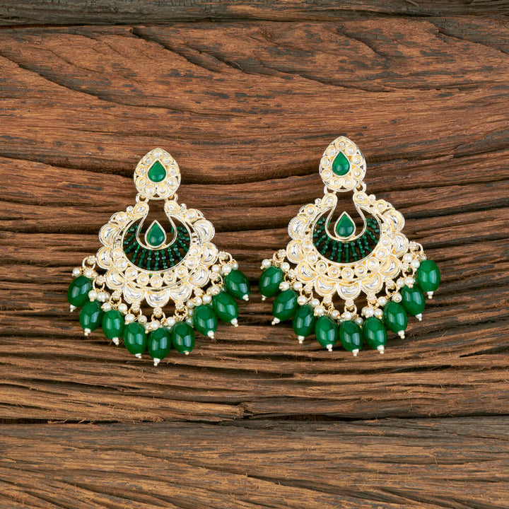 Indo Western Chand Earring With Gold Plating 110279