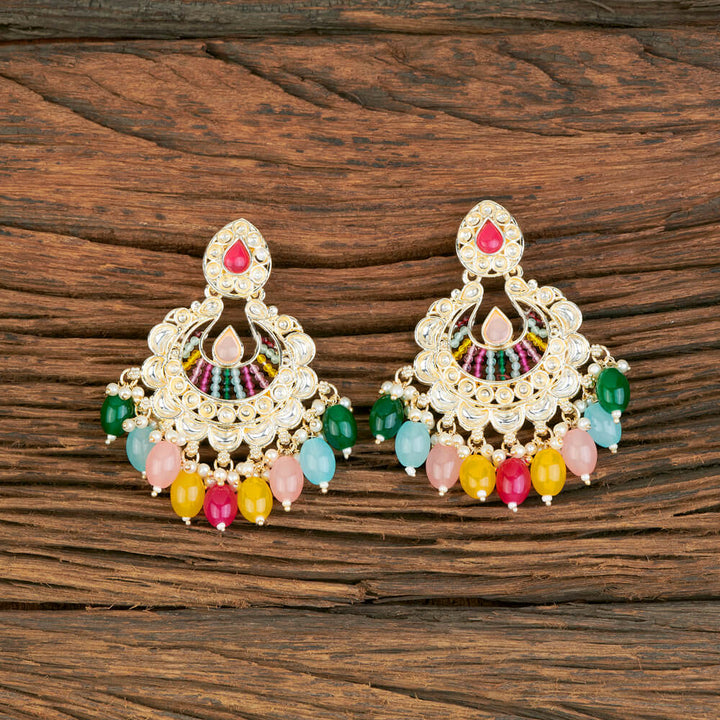 Indo Western Chand Earring With Gold Plating 110279