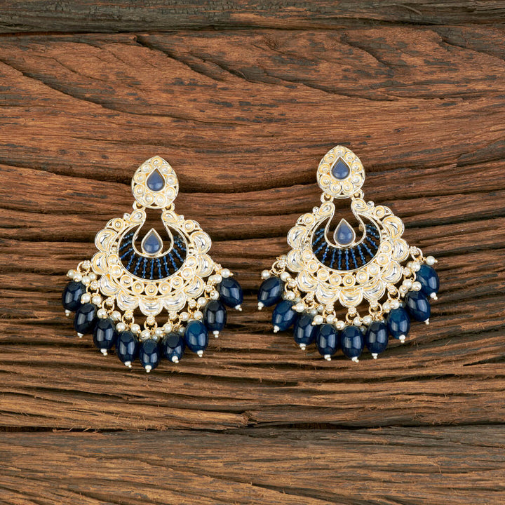 Indo Western Chand Earring With Gold Plating 110279