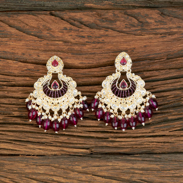 Indo Western Chand Earring With Gold Plating 110279