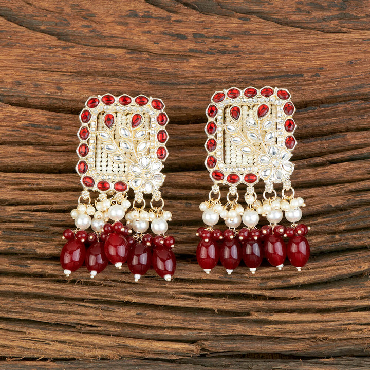 Indo Western Beads Earring With Gold Plating 110287