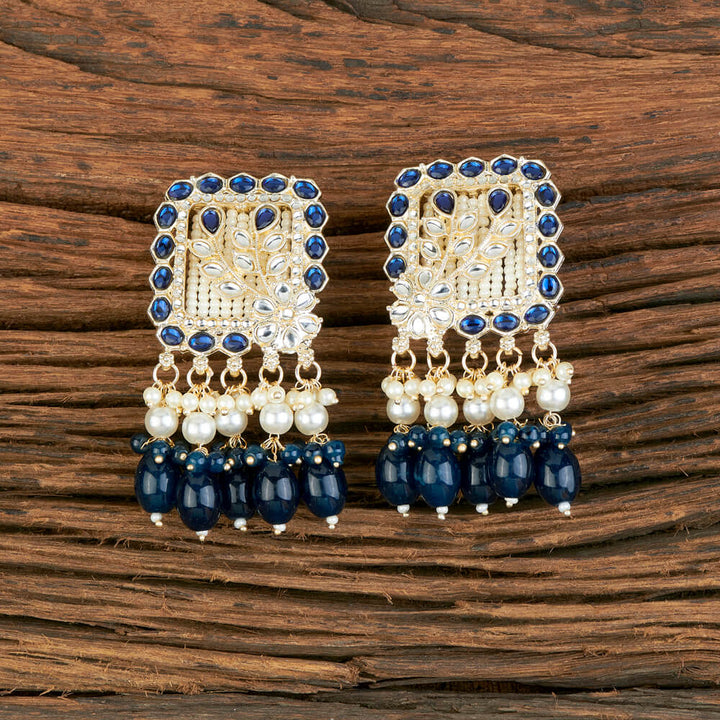 Indo Western Beads Earring With Gold Plating 110287