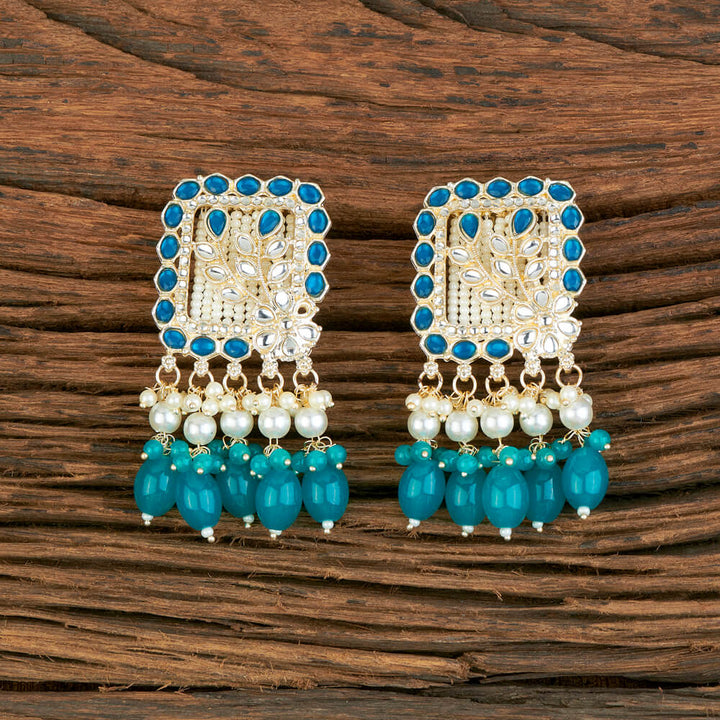 Indo Western Beads Earring With Gold Plating 110287