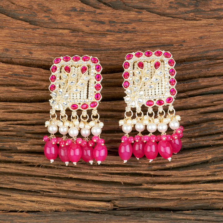 Indo Western Beads Earring With Gold Plating 110287